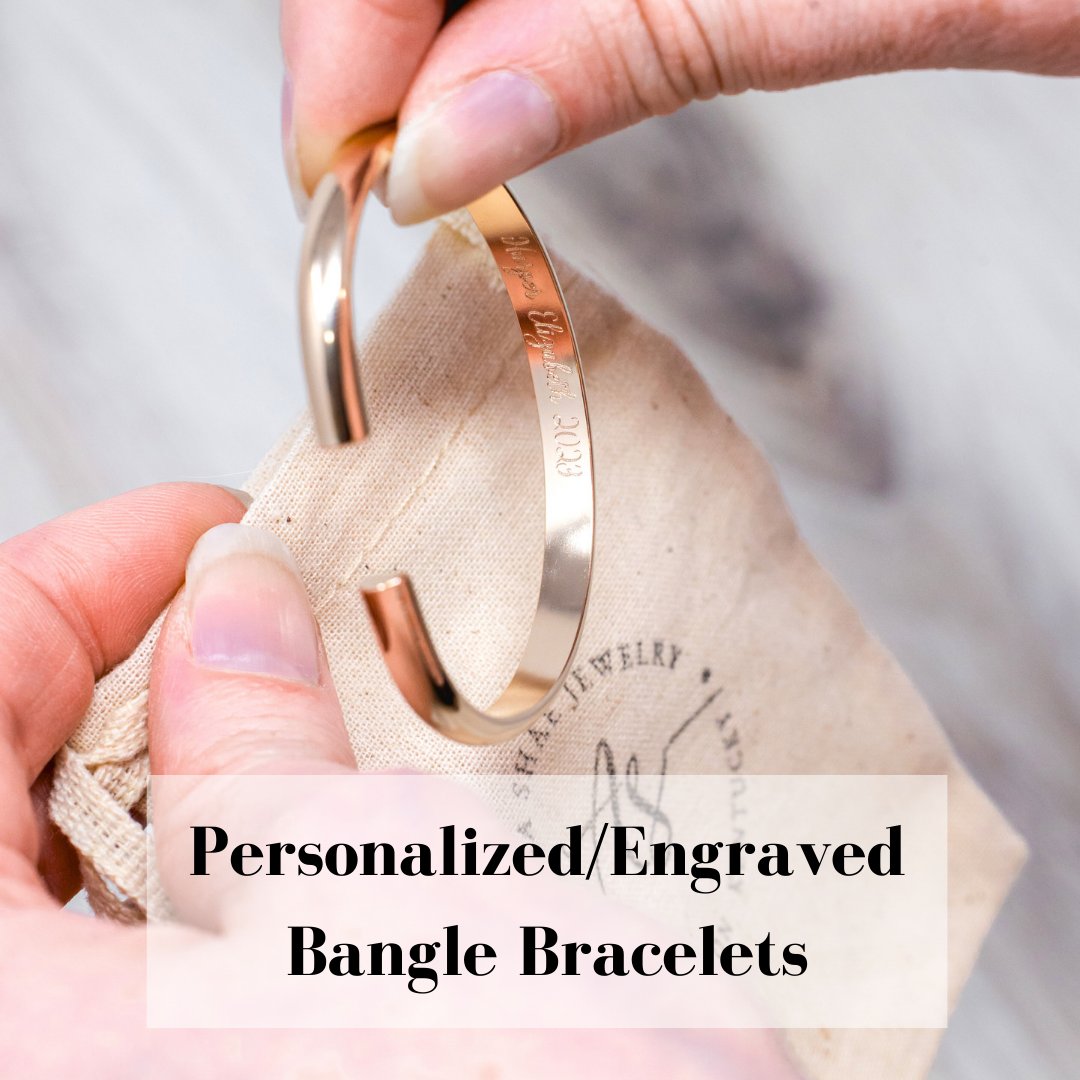 Personalized/Engraved Bangle Bracelets