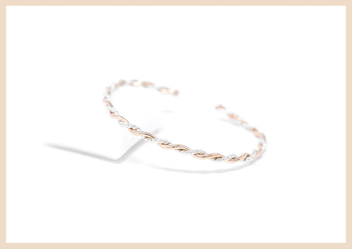 Gold and Silver Twisted Bangle Cuff Bracelets Lexington, Kentucky