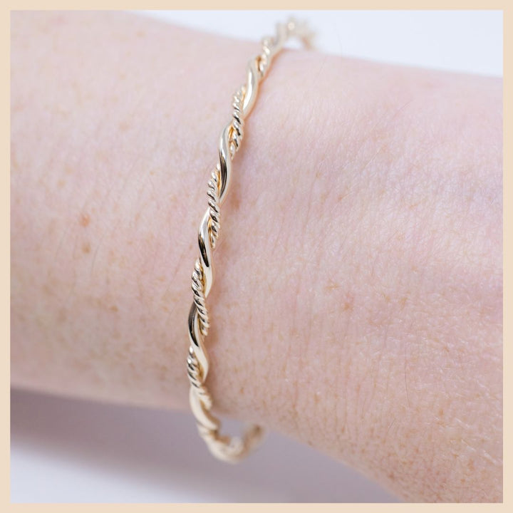 Gold Bangle Cuff Bracelet Lexington, Kentucky by Anna Shae Jewelry