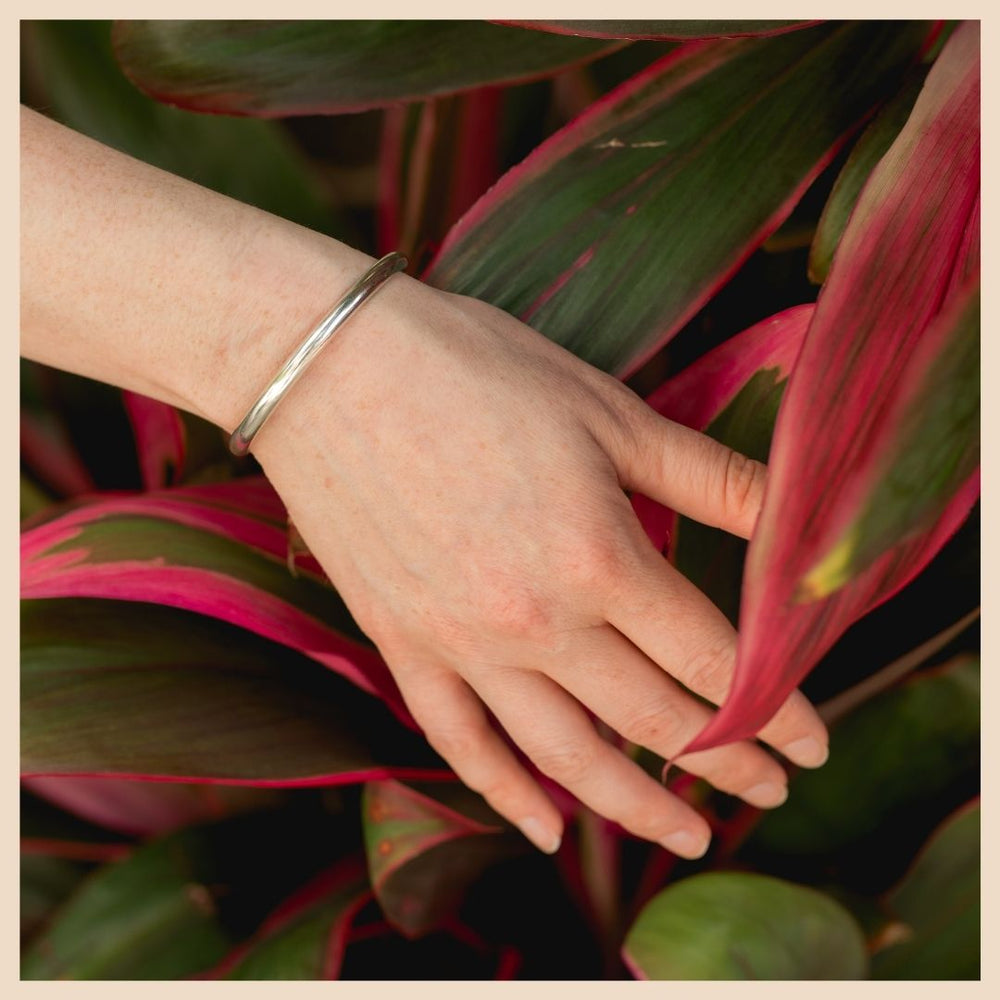 Sterling Silver Bangle Cuff Stackable Bracelet Personalized and Engraved Lexington, Kentucky