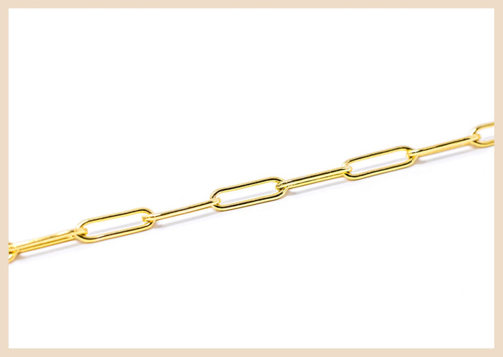 Large Paperclip Chain Bracelet