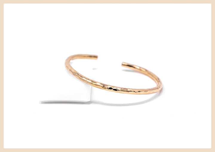 Hammered Gold Bangle Cuff Bracelet Lexington, Kentucky