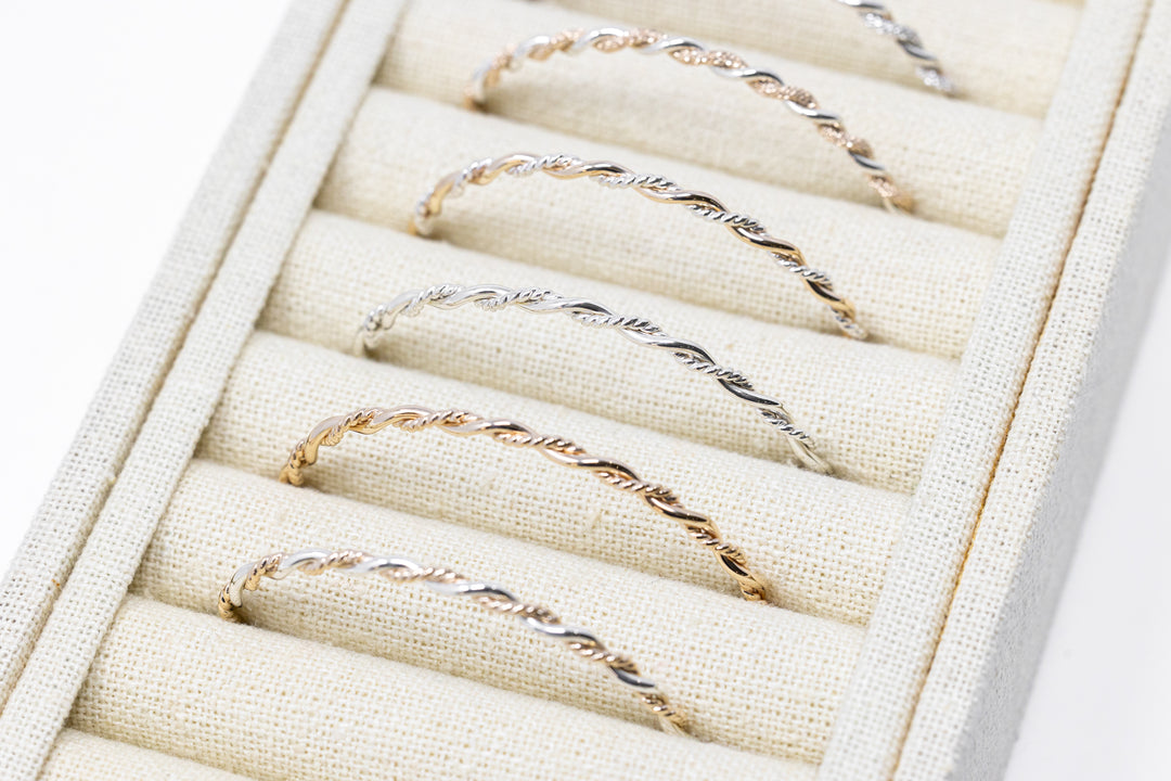 Bangle Cuff Bracelets Twisted Gold and Silver Lexington, Kentucky