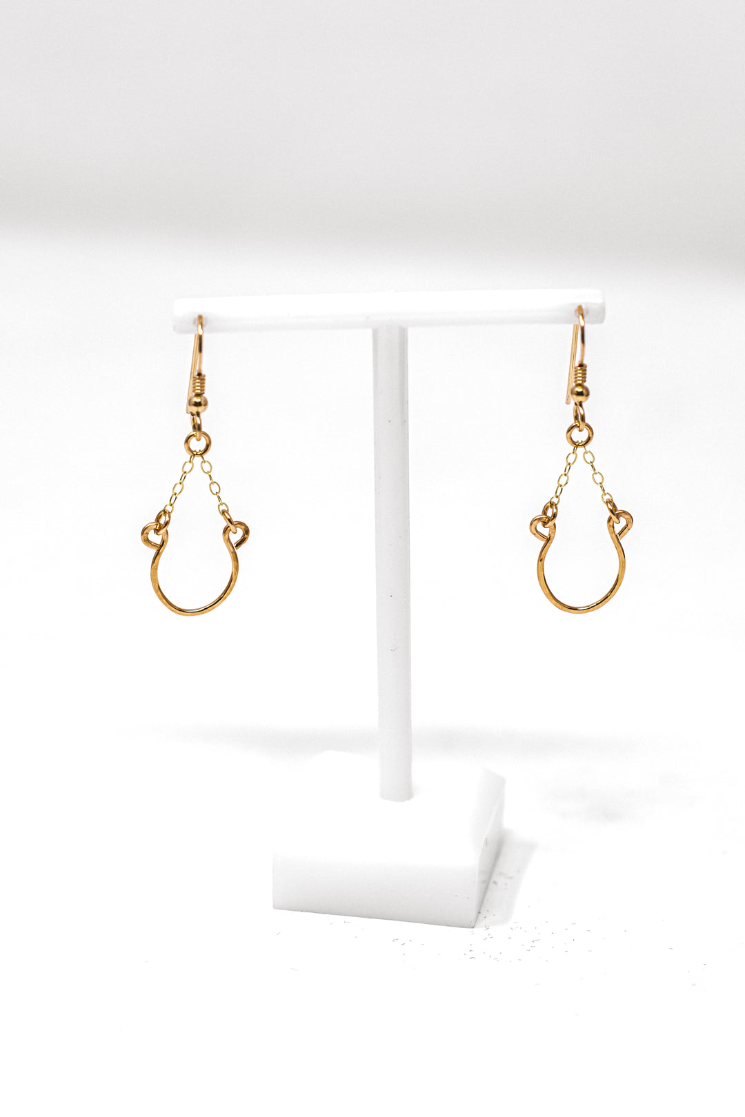 Gold Horseshoe Derby Earrings Lexington,  Kentucky