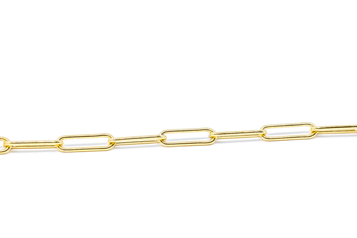 Gold Bold Paperclip Chain