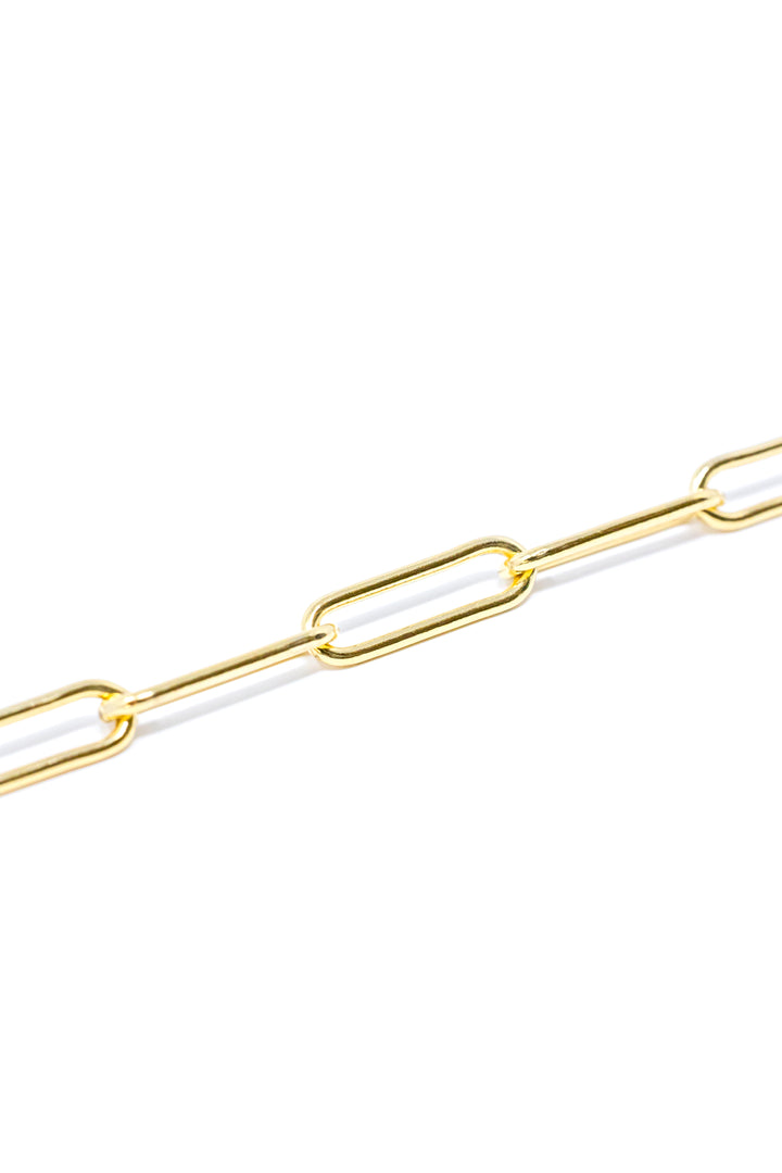 Gold Bold Paperclip Chain
