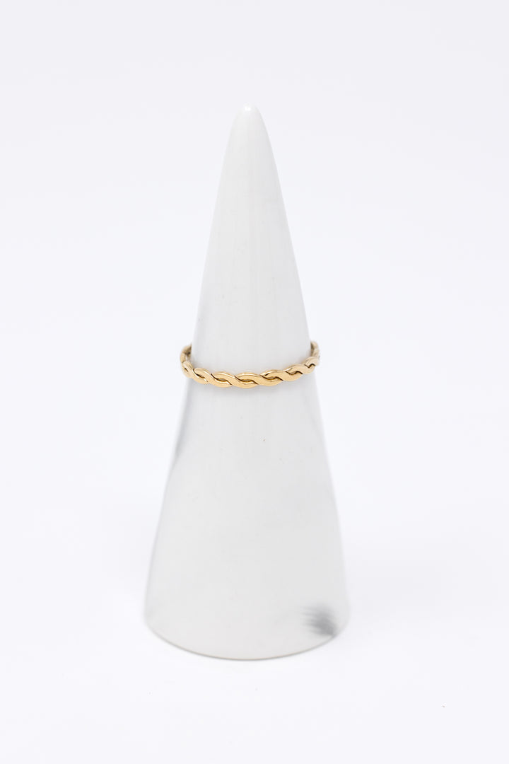Gold Twisted Ring