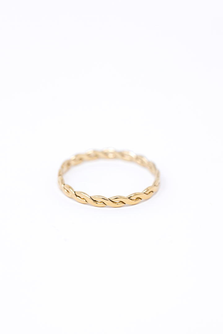 Gold Twisted Ring
