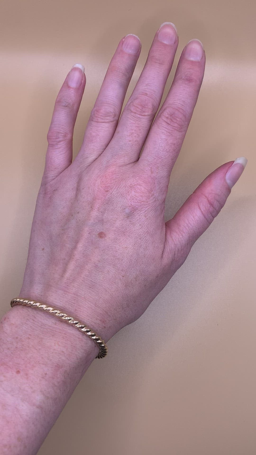 Bold Woven Gold Bangle Bracelet Cuff