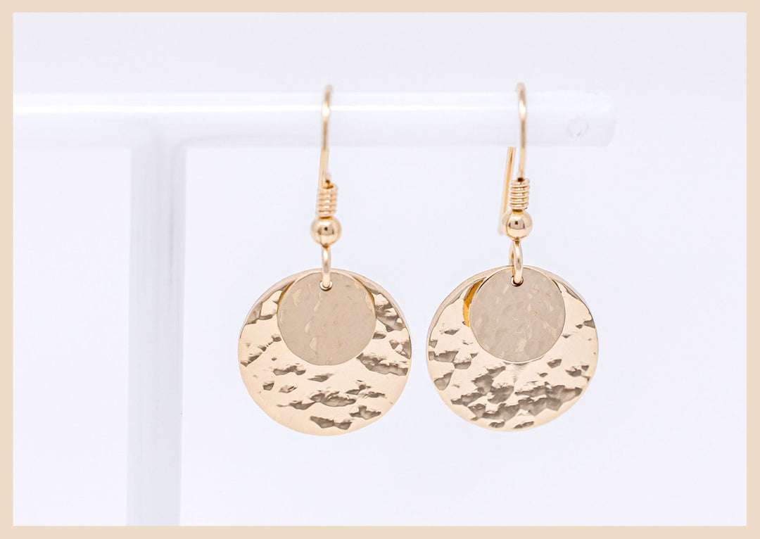 Gold Earrings by Anna Shae Jewelry