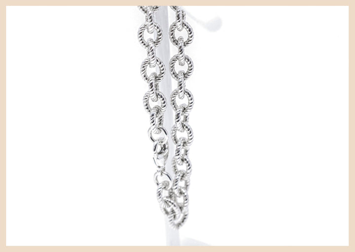 Silver Twist Bracelet 