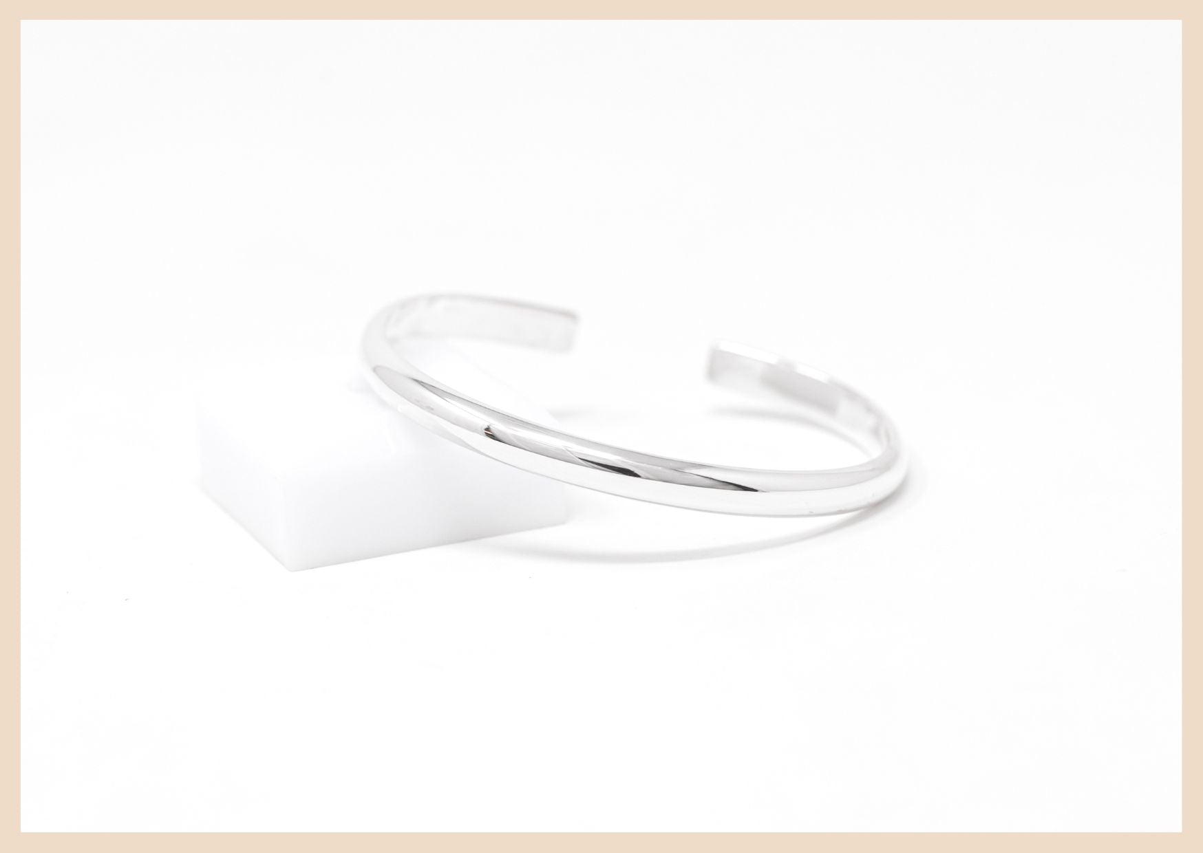 Wanderlust Sterling Silver Bangle Cuff Bracelet Anna Shae Jewelry