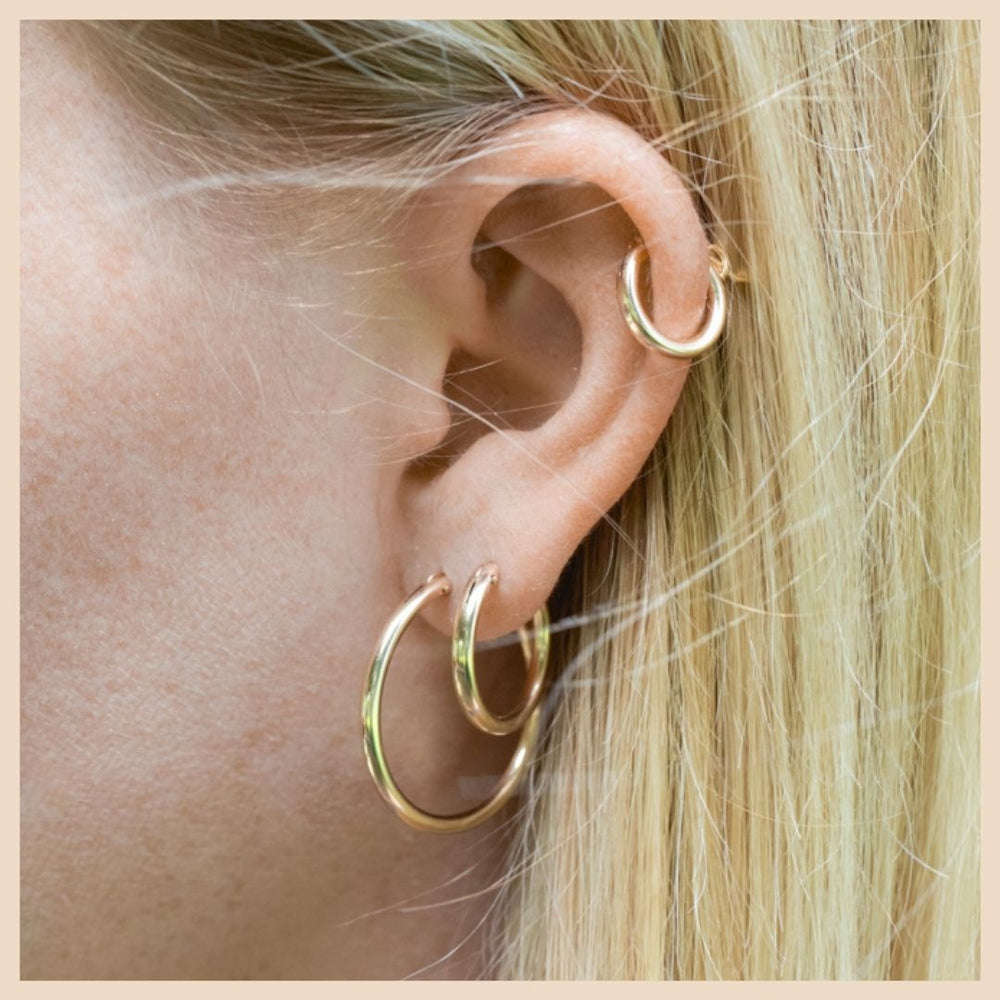 Gold Hoops in Small, Medium, and Large Jewelry in Lexington, Kentucky