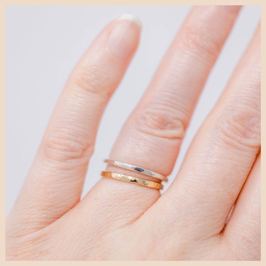 Journey Hammered Ring