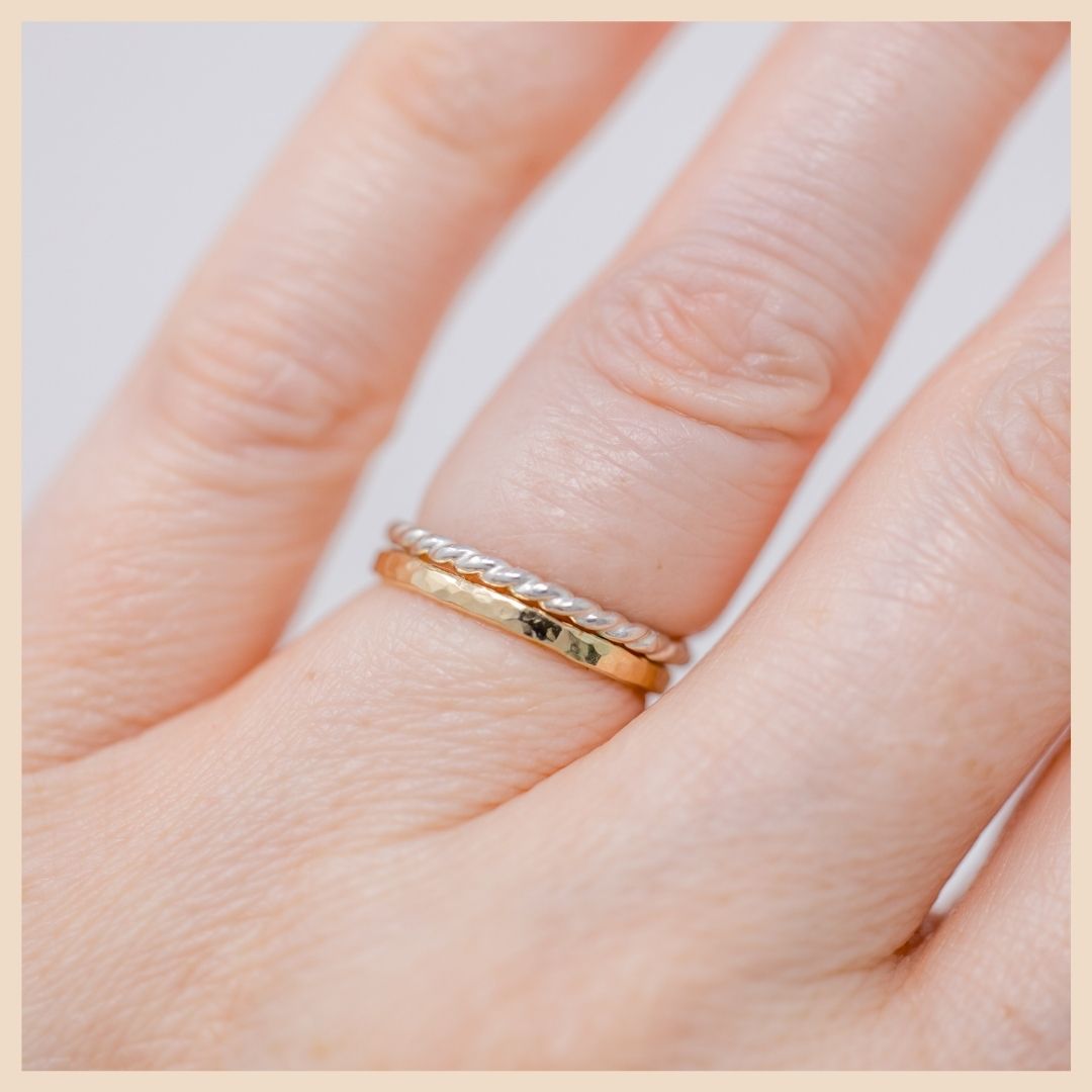 Journey Hammered Ring