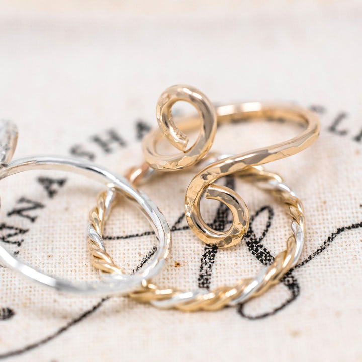 Gold and Silver Rings by Anna Shae Jewelry in Lexington, KY 