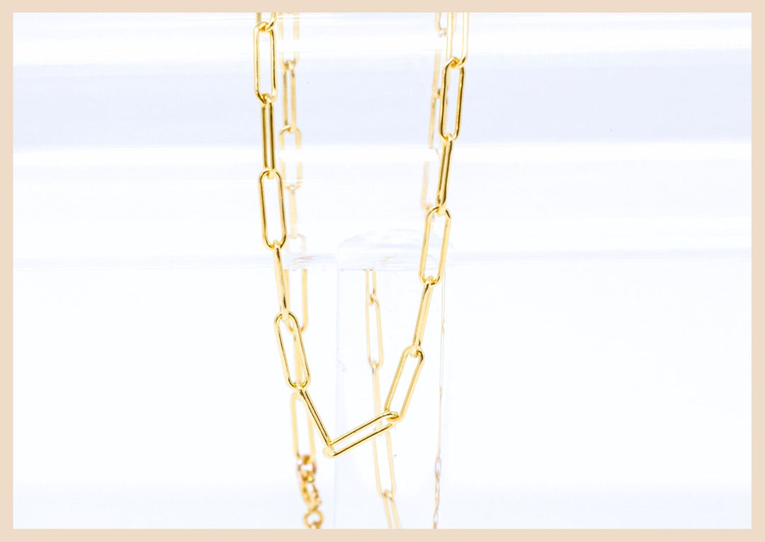 Large Bold Paperclip Chain Necklace Jewelry Lexington, Kentucky
