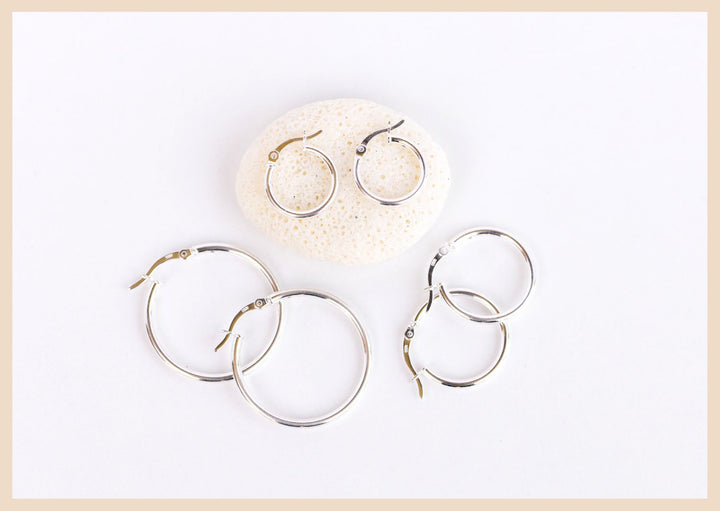 Sterling Silver Hoops in Small, Medium, and Large Jewelry in Lexington, Kentucky