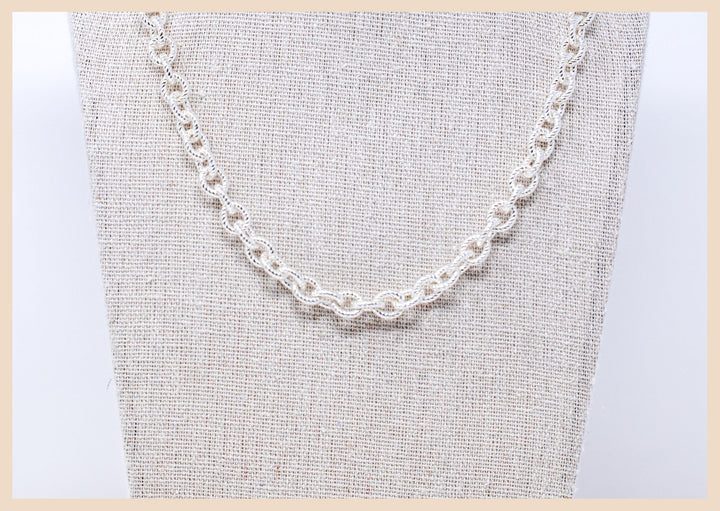 Silver Twist Chain Necklace