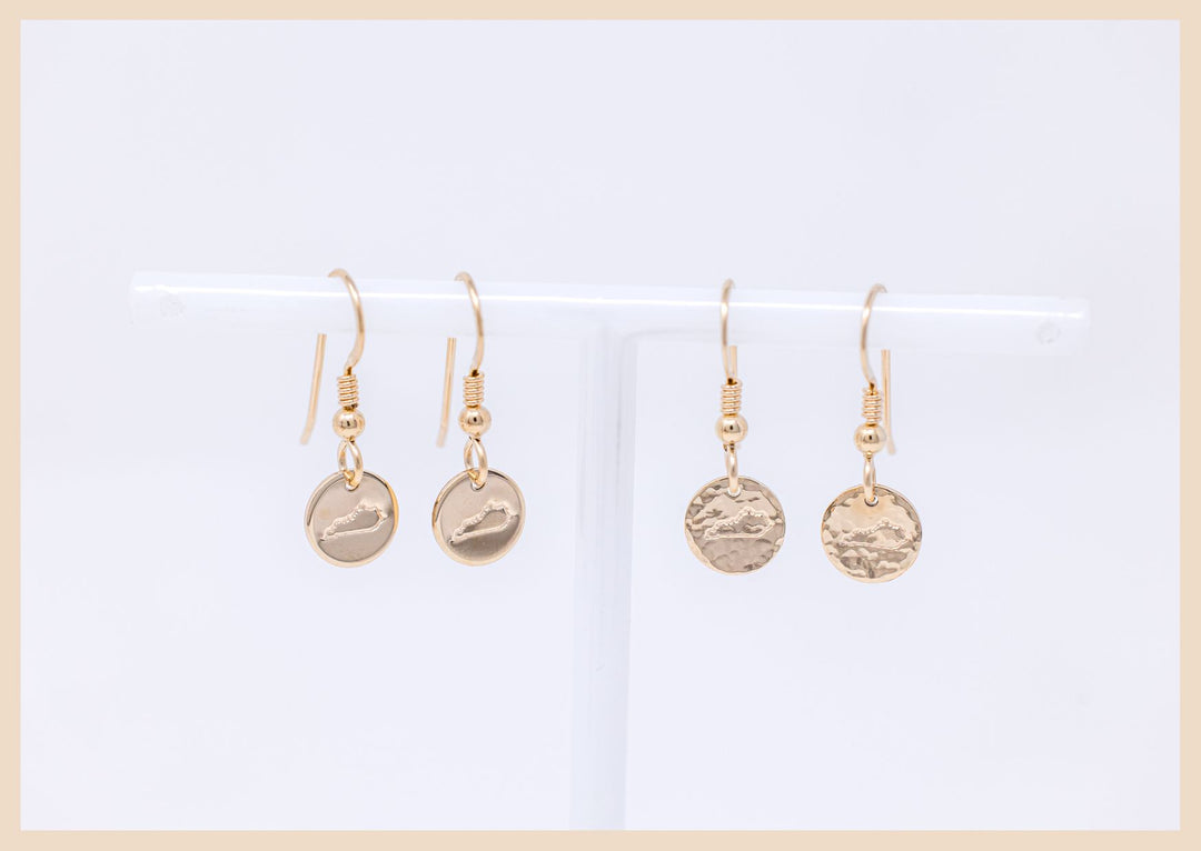 Gold Kentucky Earrings