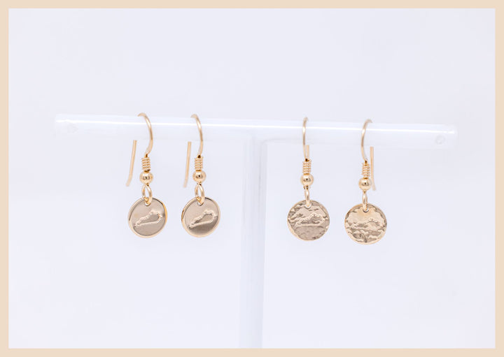 Gold Kentucky Earrings