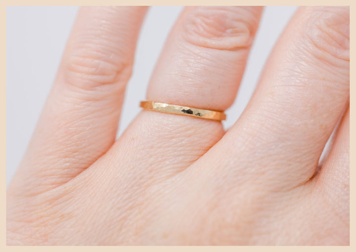 Journey Hammered Ring