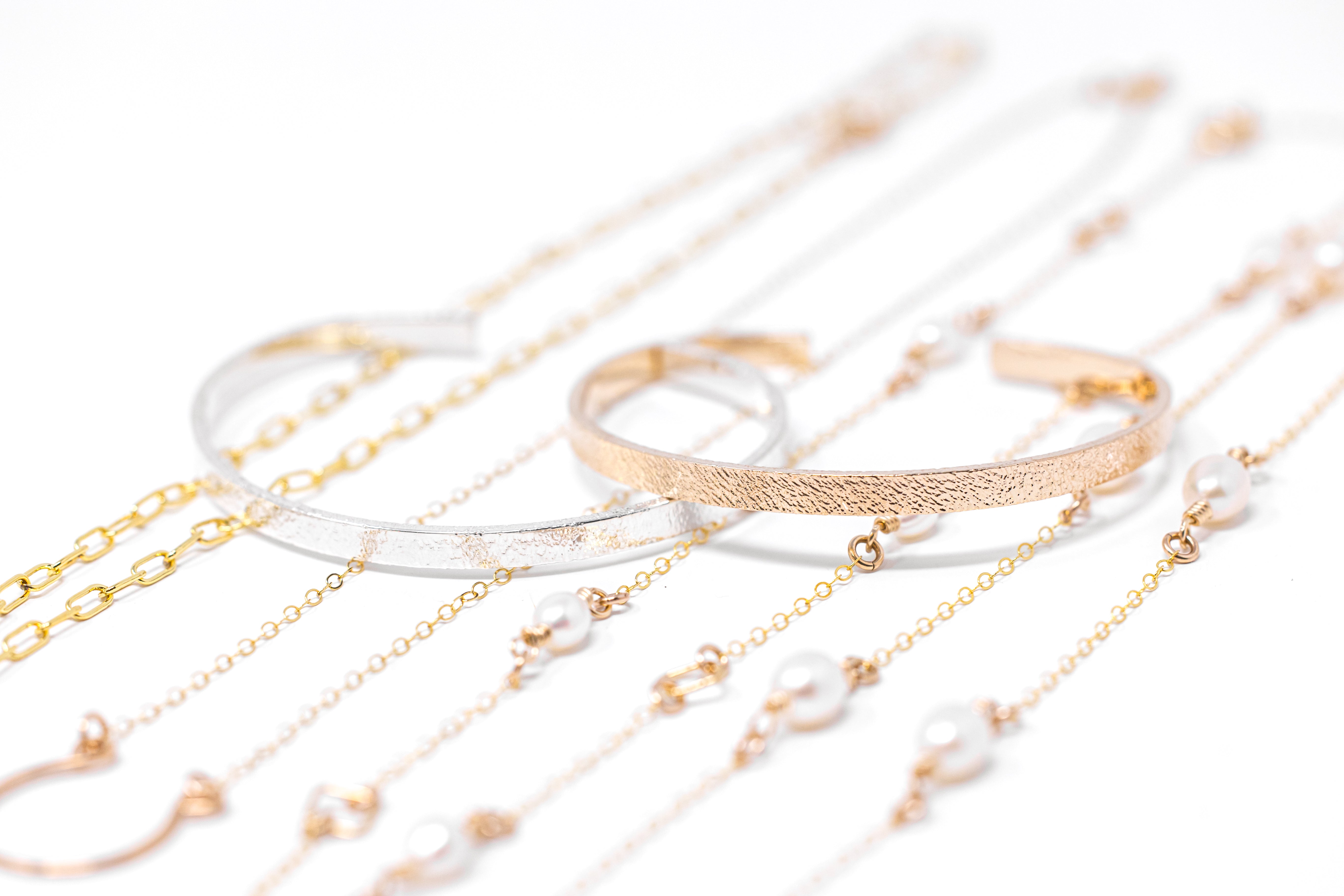Anna Shae Jewelry Handmade Bangle Bracelets, Necklaces