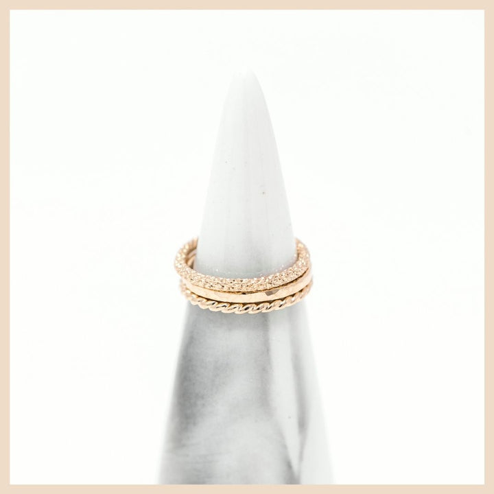 Gold Filled Stack Rings. Based in Lexington, Kentucky