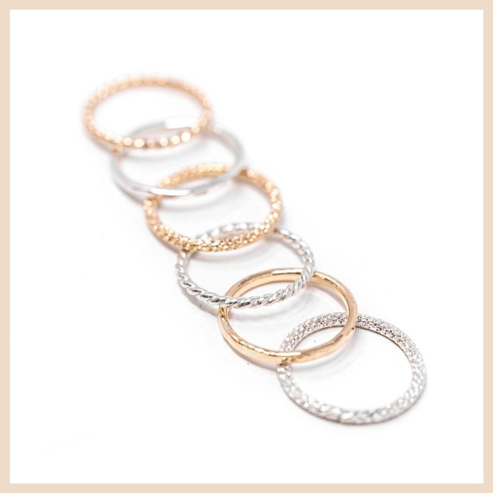 Gold Filled and Sterling Silver Stack Rings. Based in Lexington, Kentucky