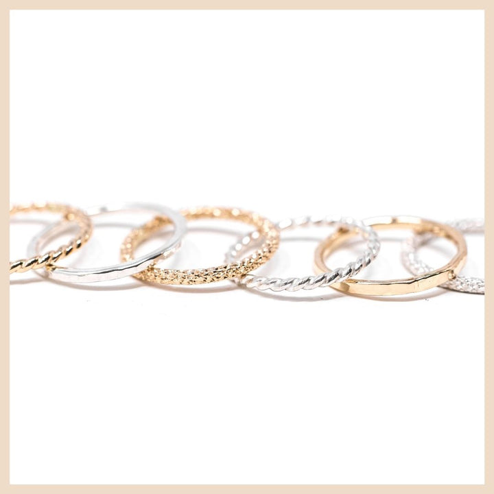 Gold Filled and Sterling Silver Stack Rings. Based in Lexington, Kentucky