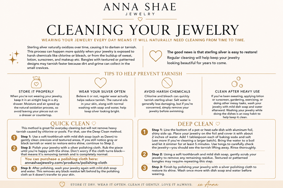 How to clean your jewelry and bangle cuff bracelet when tarnished