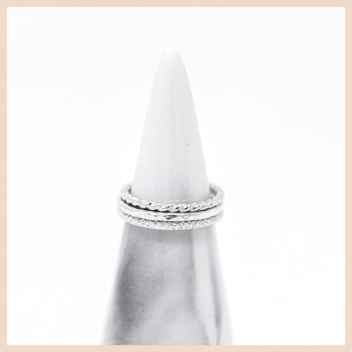 Sterling Silver Stack Rings. Based in Lexington, Kentucky