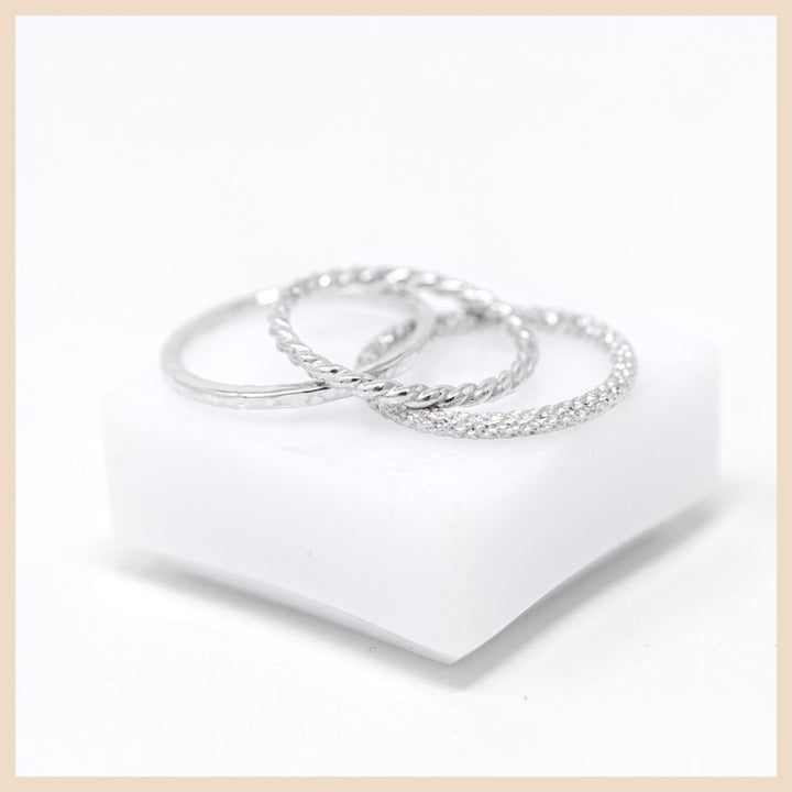 Sterling Silver Stack Rings. Based in Lexington, Kentucky