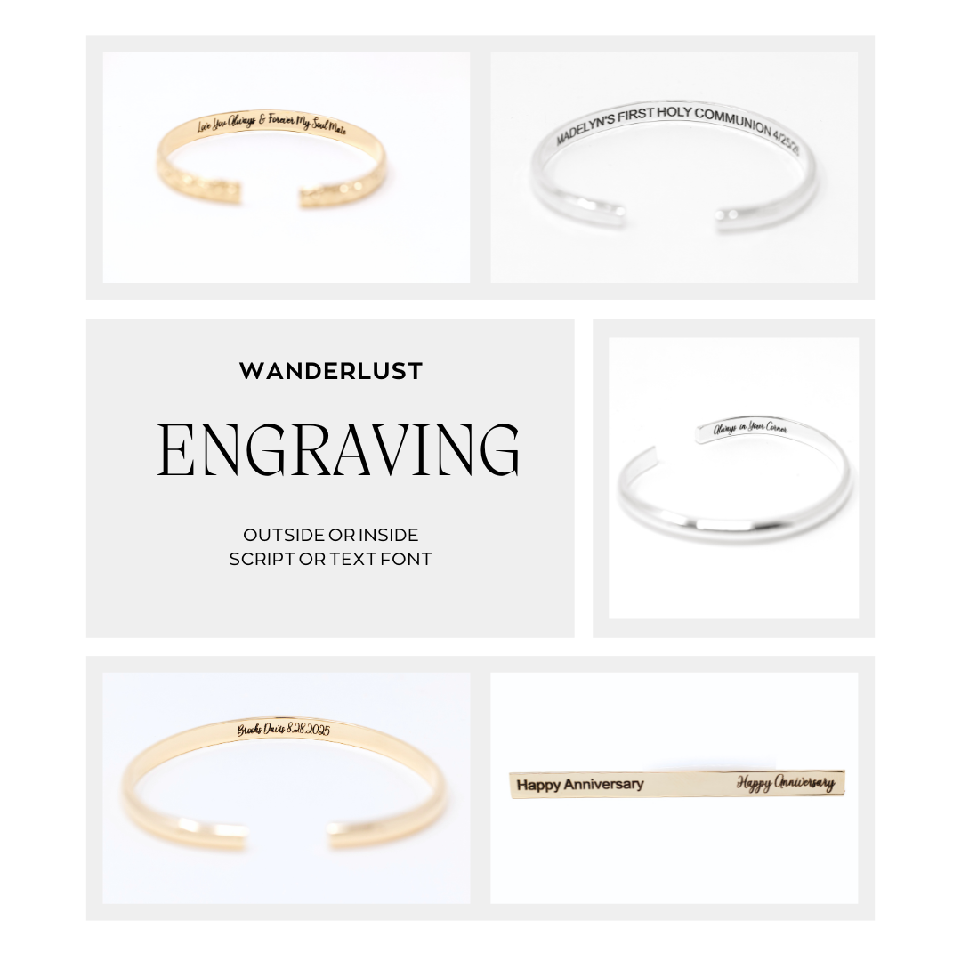 Engraved Bracelet by Anna Shae Jewelry Lexington, Kentucky 