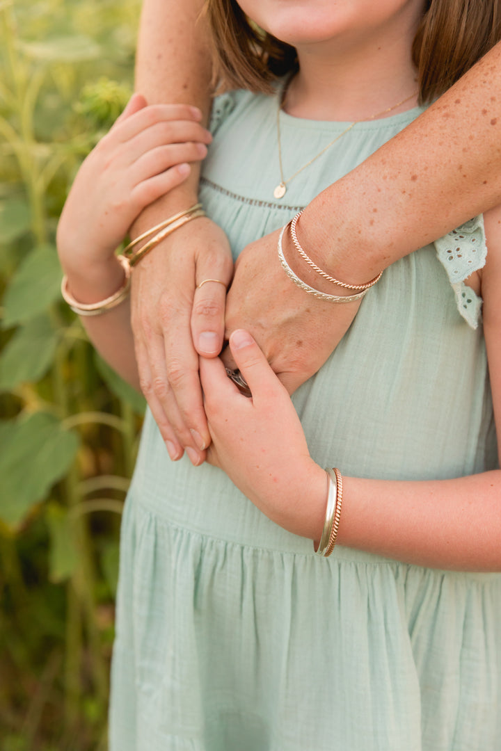 Matching Bangle Cuff Bracelets Mommy and Me for Children by Anna Shae Jewelry in Lexington, Kentucky