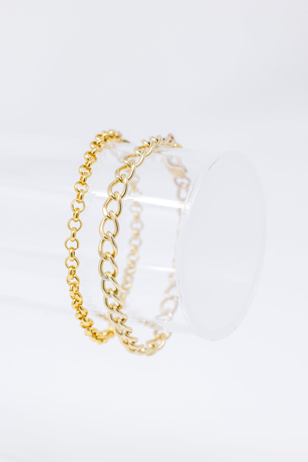 Gold Curb Chain Bracelet