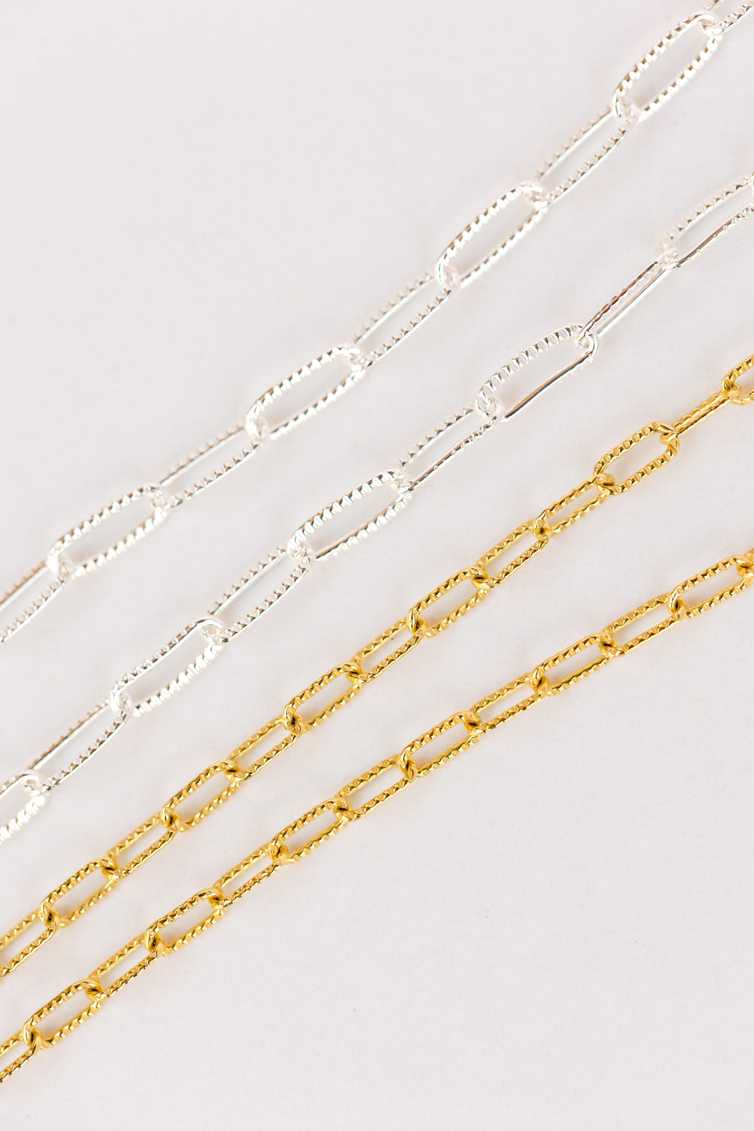 Sterling Silver and gold chain necklaces by Anna Shae Jewelry in Lexington, Kentucky 