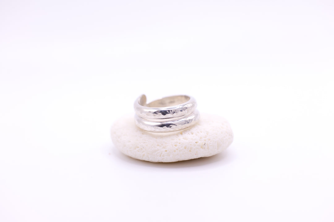 Sterling Silver Hammered Wrap Ring by Anna Shae Jewelry in Lexington, Kentucky