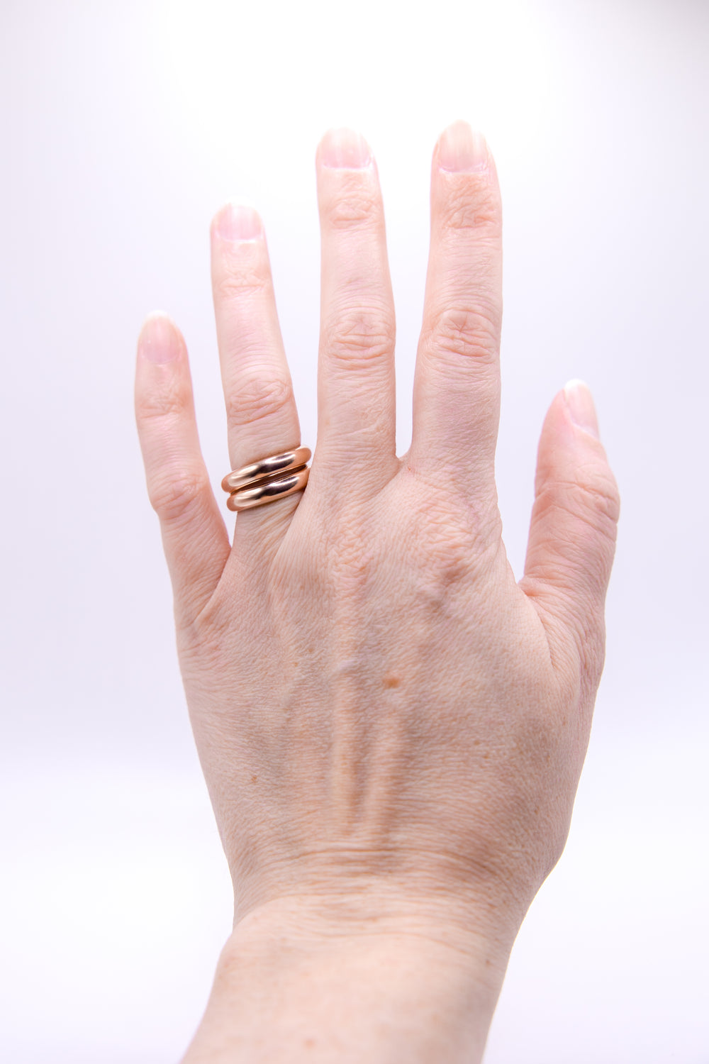 Handmade Rose Gold Wrap Ring by Anna Shae Jewelry in Lexington, Kentucky