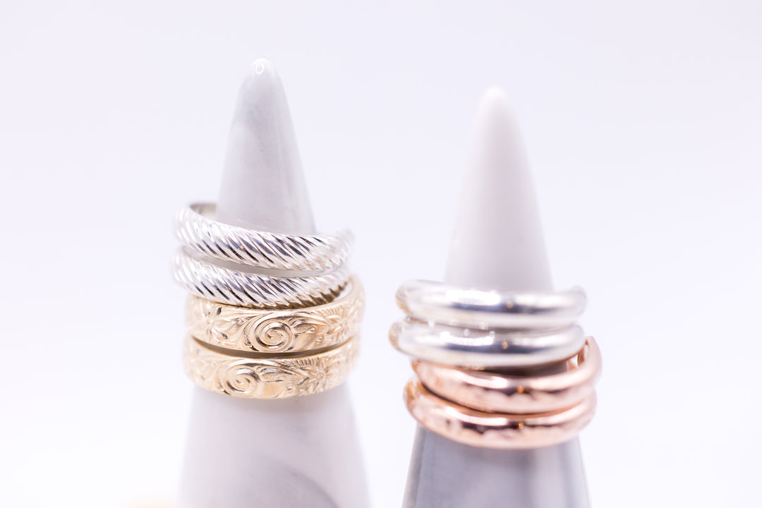 Handmade Bangles and Rings by Anna Shae Jewelry in Lexington, Kentucky